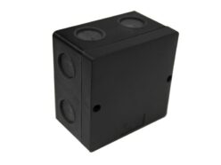 IP66 Junction Box Black 100 x 100mm