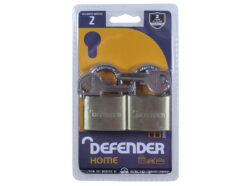 Brass Padlock Twin Pack 40mm