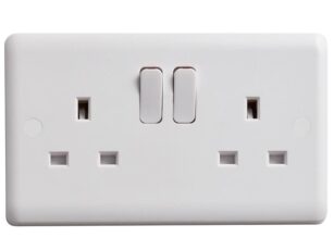 Switched Socket 2-Gang 13A