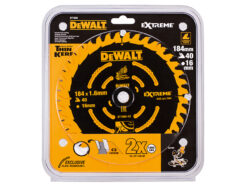 Cordless Mitre Saw Blade For DCS365 184 x 16mm x 40T