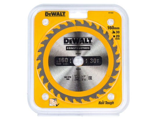 Portable Construction Circular Saw Blade 160 x 20mm x 30T