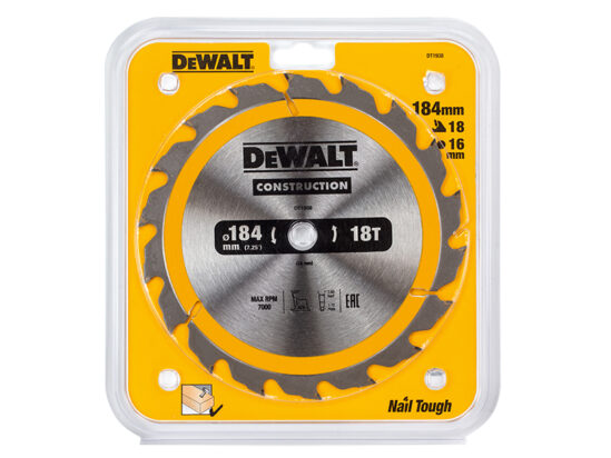 Portable Construction Circular Saw Blade 184 x 16mm x 18T