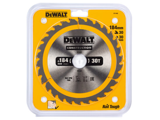 Portable Construction Circular Saw Blade 184 x 30mm x 30T