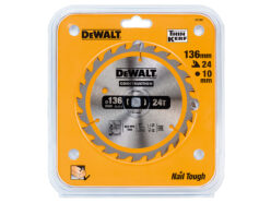 Cordless Construction Trim Saw Blade 136 x 10mm x 24T