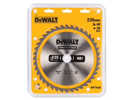 Portable Construction Circular Saw Blade 235 x 30mm x 40T