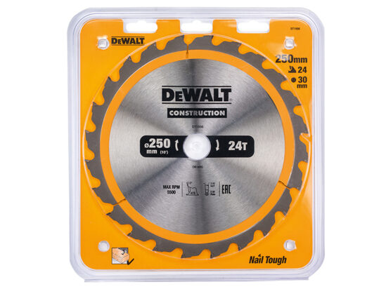 Stationary Construction Circular Saw Blade 250 x 30mm x 24T