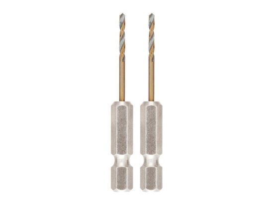 BLACK&GOLD Hex HSS-G Drill Bits (2) 2.0mm