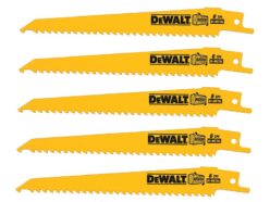 Bi-Metal Reciprocating Blade for Wood with Nails 152mm (Pack 5)