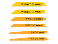 DT2444 Reciprocating Saw Blade Set, 6 Piece