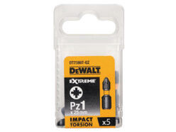 Extreme Impact Torsion Bits PZ1 x 25mm (Pack 5)