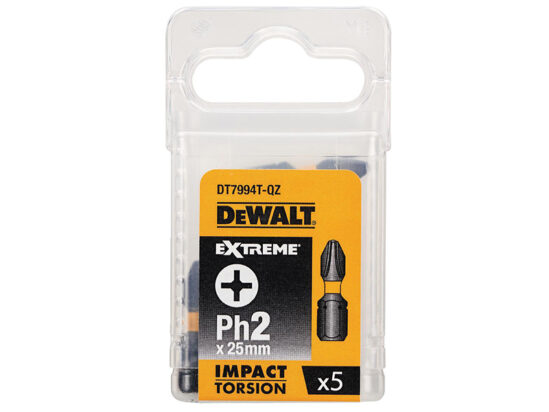 Impact Torsion Bits PH2 x 25mm (Pack 5) - Image 2