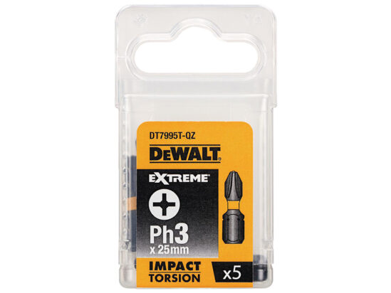 Impact Torsion Bits PH3 x 25mm (Pack 5)