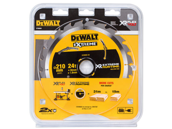 XR FlexVolt Table Saw Blade 210 x 30mm x 24T