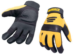 Synthetic Padded Leather Palm Gloves – Large