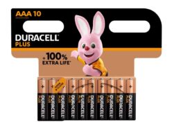 AAA Cell +100% Plus Power Batteries (Pack 10)