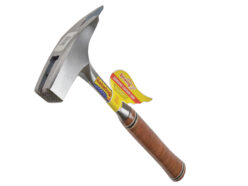 E239MM Roofer’s Pick Hammer Leather Grip – Milled Face