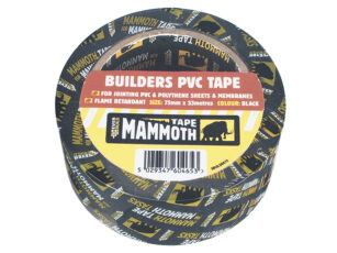 Builder’s PVC Tape 50mm x 33m Black