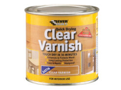 Quick Dry Wood Varnish Satin Clear 250ml