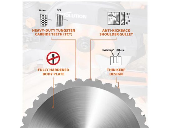 Multi-Material Mitre Saw Blade 185 x 20mm x 20T - Image 2