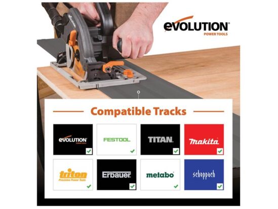 R185CCSX Circular Track Saw Kit 185mm 1600W 110V - Image 4