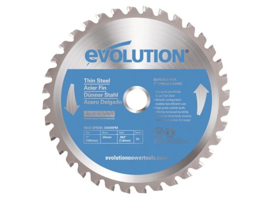 Thin Steel Cutting Circular Saw Blade 180 x 20mm x 36T