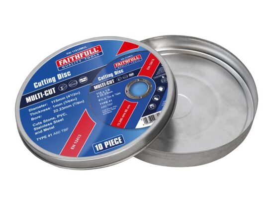 Multi-Purpose Cutting Disc 115 x 1.0 x 22.23mm (Pack 10) - Image 2