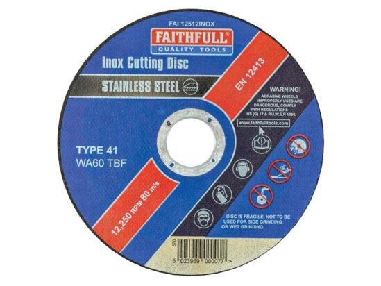 Inox Cutting Disc 115 x 1.2 x 22.23mm