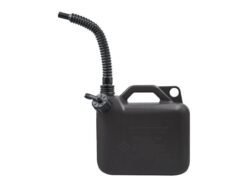 Plastic Fuel Can Black 5 litre