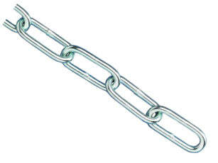 Zinc Plated Chain 3mm x 2.5m – Max. Load 80kg