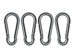 Fire Brigade Snap Hook 6mm Zinc Plated (Pack 4)