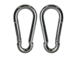 Fire Brigade Snap Hook 8mm Zinc Plated (Pack 2)