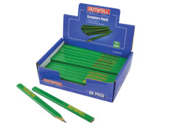 Carpenter’s Pencils – Green / Hard (Display 80)