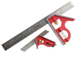 Combination Square Twin Pack 150mm (6in) & 300mm (12in)