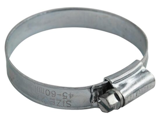 2X Hose Clip - Zinc MSZP 45 - 60mm