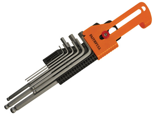 Metric Long Arm Ball End Hex Key Set, 9 Piece - Image 2