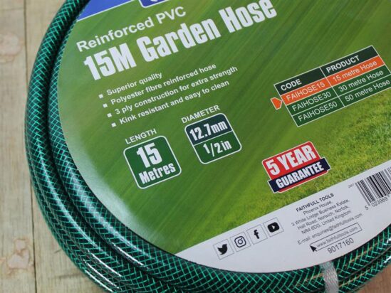 PVC Reinforced Hose 15m 12.5mm (1/2in) Diameter - Image 3