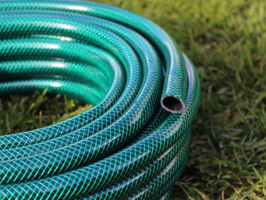 PVC Garden Hose 20m with Fittings & Spray Gun