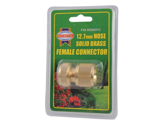 Brass Female Hose Connector 12.5mm (1/2in) - Image 3