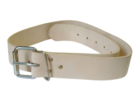 Heavy-Duty Leather Belt 45mm Wide Tan