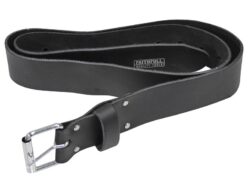 Heavy-Duty Leather Belt Black