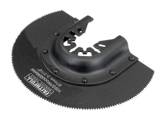 Multi-Functional Tool CrV Radial Blade Wood Wavy Set 87mm