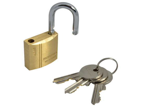 Brass Padlock 30mm 3 Keys - Image 3