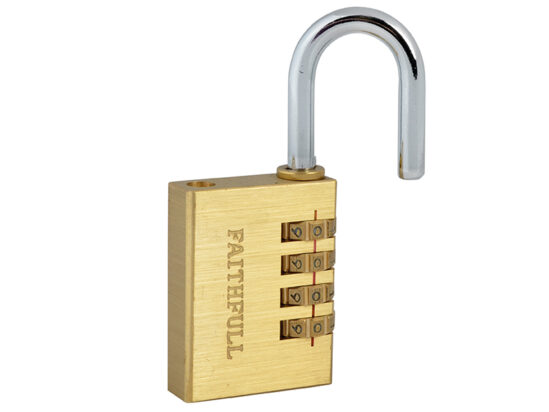 Brass Combination Padlock 38mm - Image 4