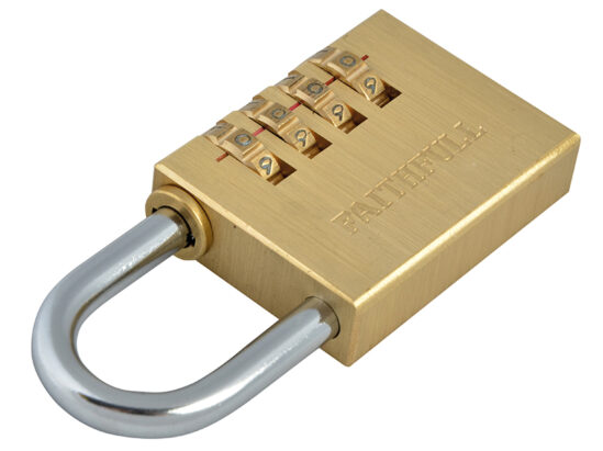 Brass Combination Padlock 38mm - Image 3