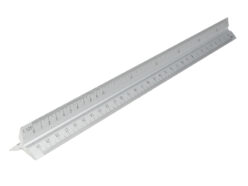 Aluminium Triangle Scale Rule 300mm