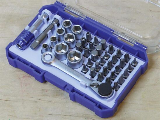 Screwdriver Bit & Socket Set, 42 Piece