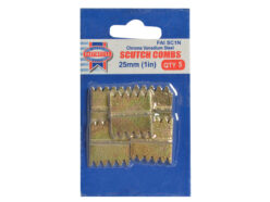 Scutch Combs 25mm (1in) Pack of 5