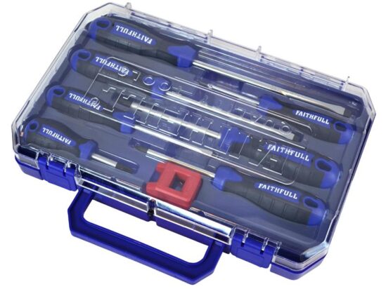 Soft Grip Screwdriver Set, 8 Piece