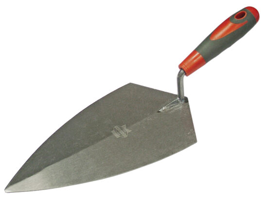 Philadelphia Pattern Brick Trowel Soft Grip Handle 11in