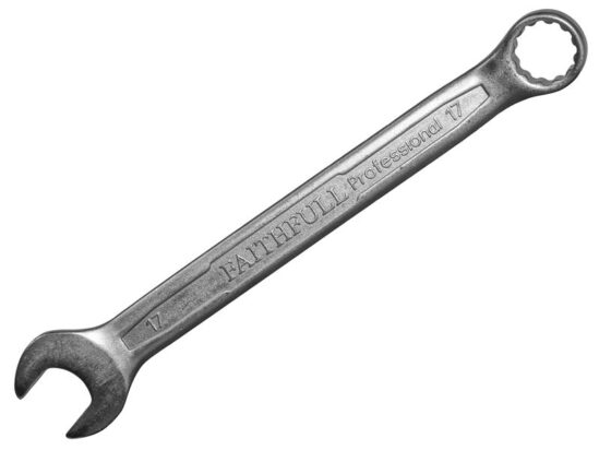 Combination Spanner CV Satin Finish 33mm